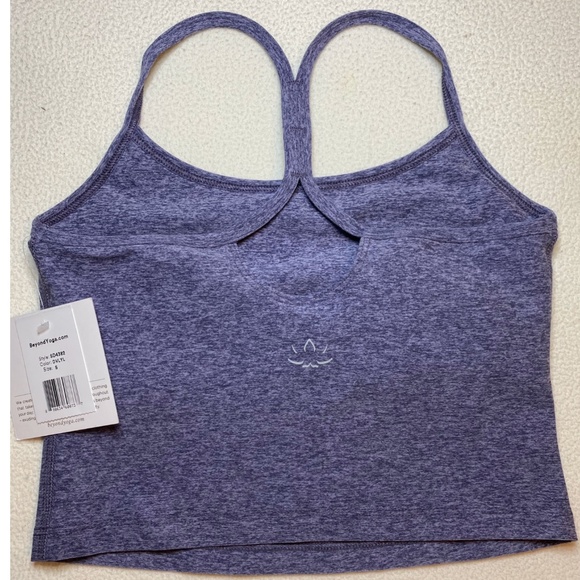 Beyond Yoga Slim Racerback Cropped Tank - Picture 4 of 5